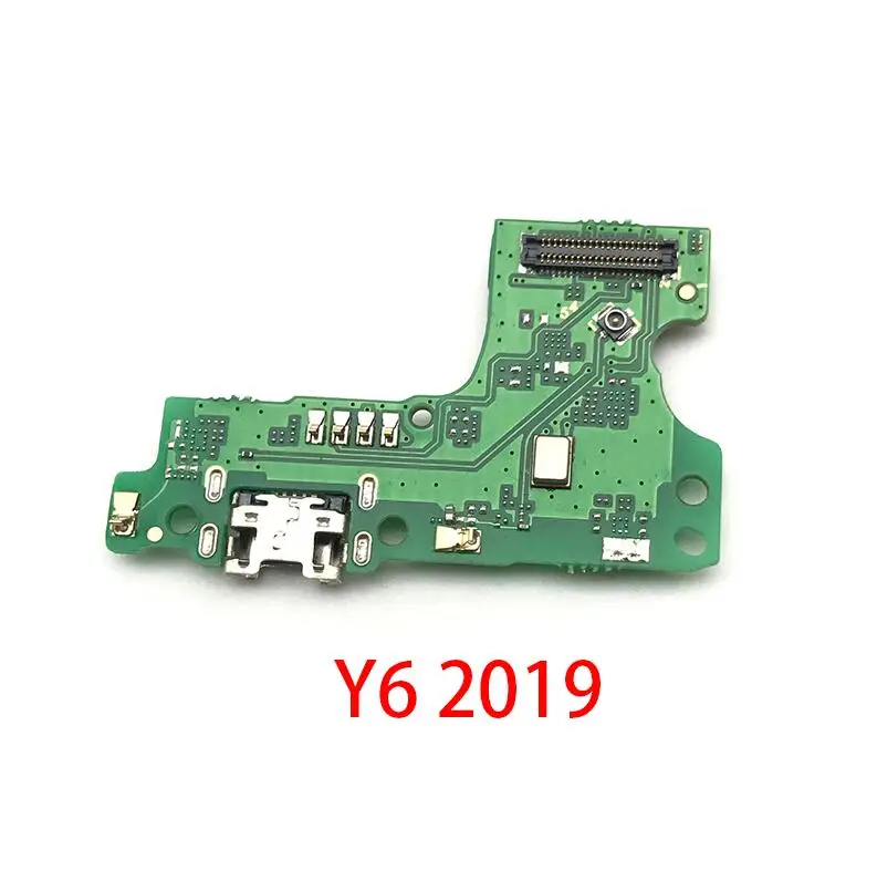 Y6 2019 Новая плата разъема для зарядки для huawei Y6 Y5 Y7 Pro Y9 Prime P Smart Charge USB Jack Гибкий микрофон - Цвет: Y6 2019
