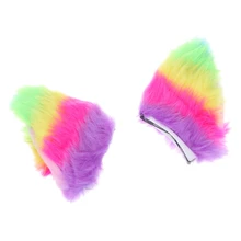 1 комплект Очаровательная Повязка на голову с лисьими ушками заколка для волос на Хэллоуин маскарадный головной убор с животными для женщин