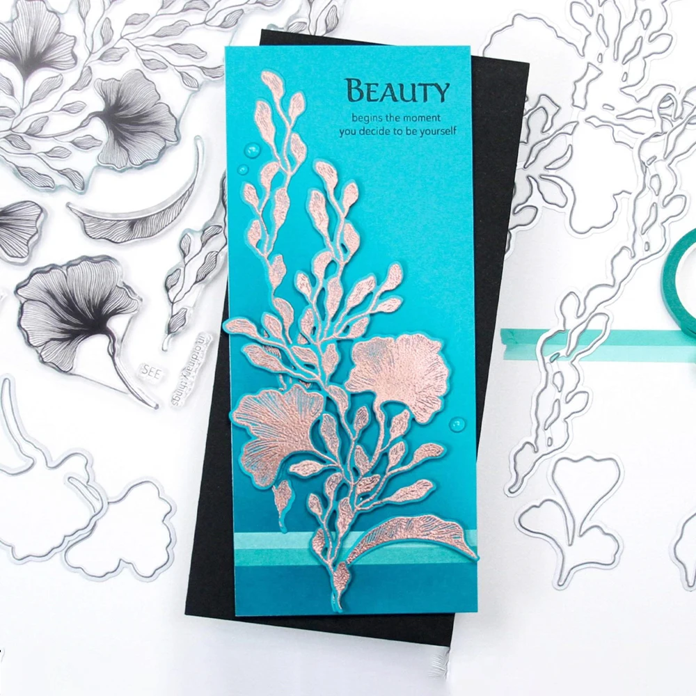 Summer Flower Enchanting Beauty Die Set Metal Cutting Dies &amp Stamps Scrapbook Dariy Decoration Stencil Embossing Template DIY | Дом и сад