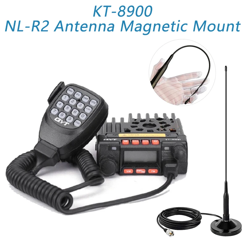 walkie talkie set Mini Moblie Radio QYT KT-8900 Dual Band 136-174/400-480MHz high power Transceiver 25W Walkie Talkie 2 way radio Walkie Talkie