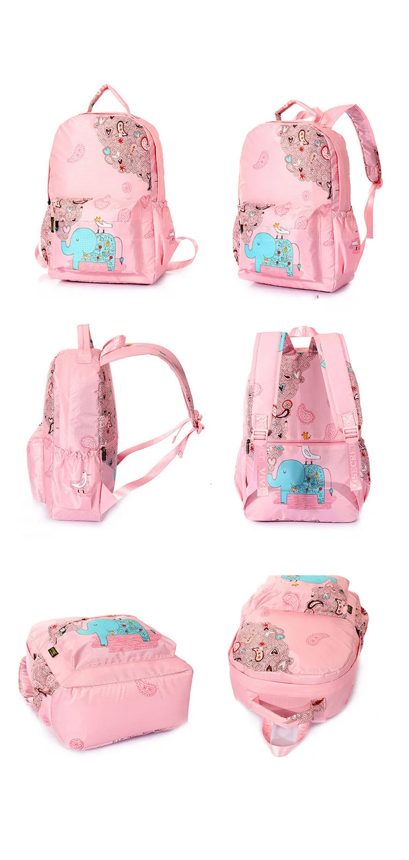Новые школьные сумки С Рисунком Слона; mochila escolar infantil; рюкзак для ноутбука; Детские рюкзаки для девочек и мальчиков; дорожная сумка; детская сумка