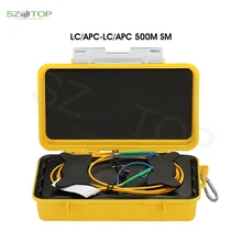 

Free Shipping Fiber Optic Cable Test Tool OTDR Launch Cable Box 500m 1km 2km LC/APC-LC/APC SM OTDR Dead Zone Eliminator