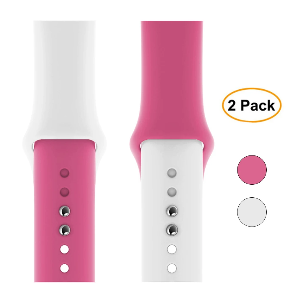Package 9 Спортивный силиконовый ремешок для apple Watch 38 мм 42 мм 44 мм 40 мм pulseira apple iwatch аксессуары для браслетов серии 5 4 3 2 1 - Цвет ремешка: Package 9