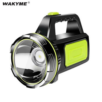 

WAKYME 500M 6000mAh Camping Lantern Spotlight Waterproof Flashlight Searchlight USB Rechargeable Work Light Portable Torch