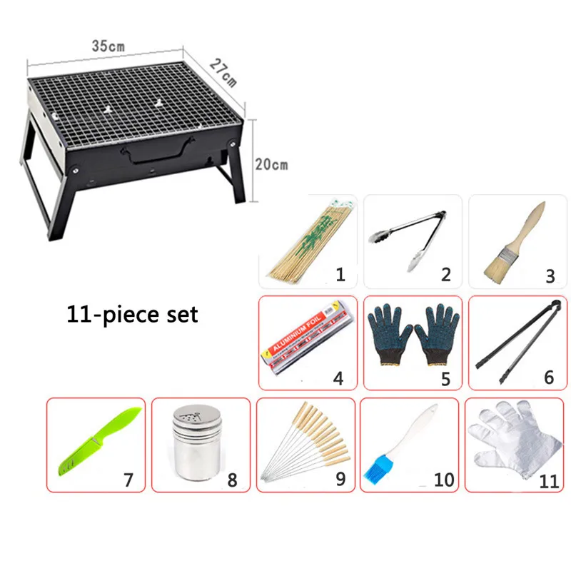 

Lightweight Multi-function Portable Outdoor BBQ Grill Camping Picnic Stove