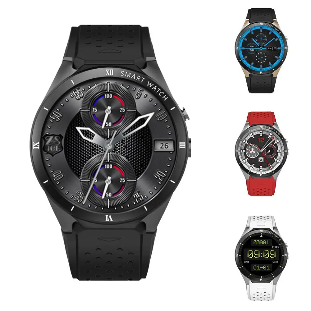 

Round Screen 1GB+16GB 3G Smart Phone Wrist Watch Sports Bracelet for Android iOS Smart Phone Wrist Watch
