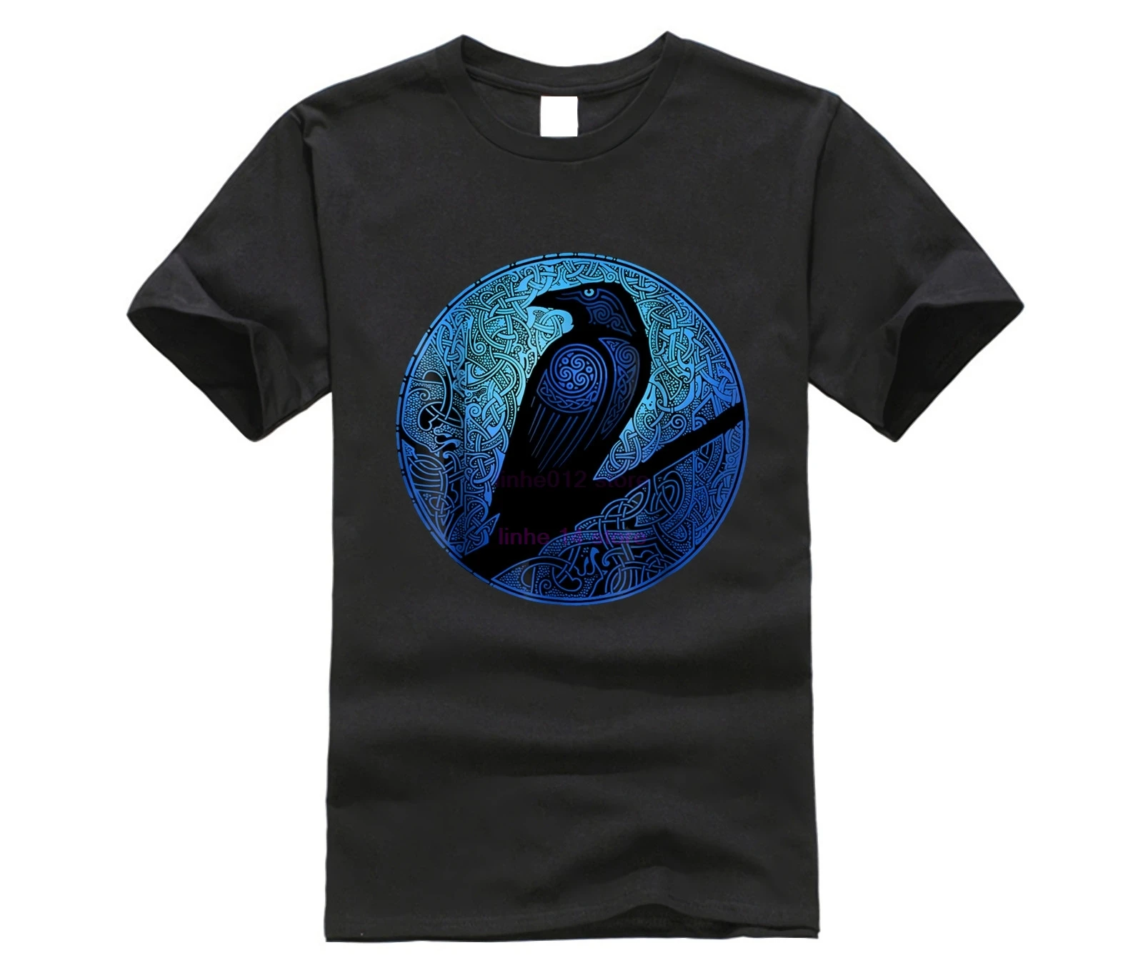 

Viking Odin's Raven Guardian Huginn and Muninn T Shirt
