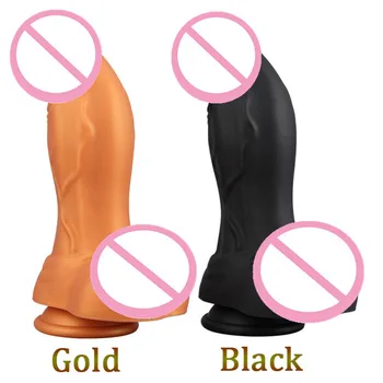 New Huge silicone penis Realistic Dildo Big Butt Plug G spot Stimulator Anal Dilator Huge Dildo For Women Man Anal toy 4