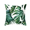 Summer Tropical Plants Pillow Case Green Leaves Decorative Pillowcases Summer Green Leaves Throw Pillow Case Cover Pillowcase 3