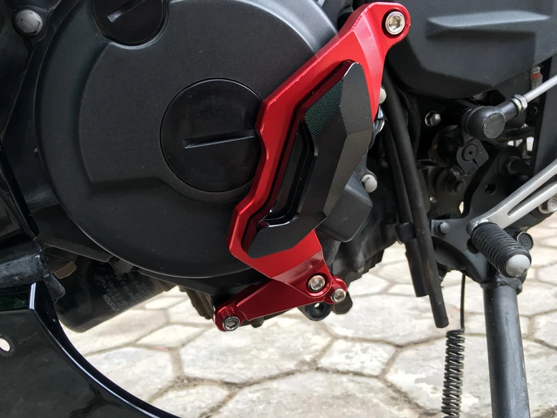 Защита двигателя боковая крышка для Kawasaki Ninja400 Ninja 400- защита от краш-ударов Ползунки Краш-Накладка защита от падения