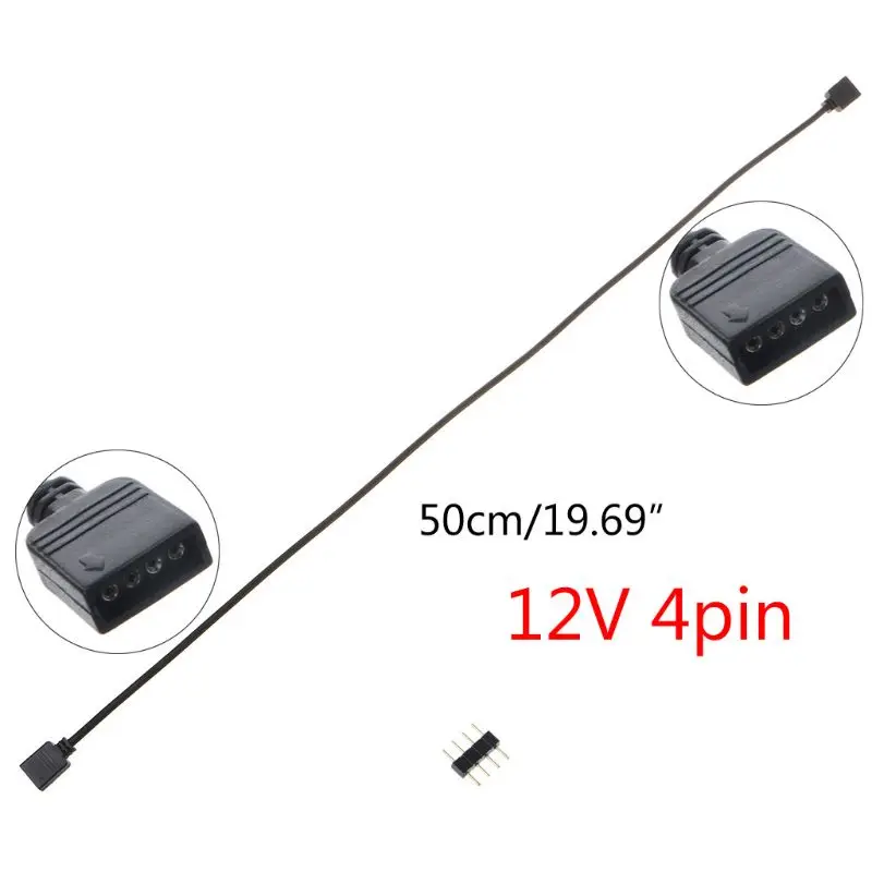 12V 4Pin AURA RGB удлинитель адаптер кабель материнская плата для Разъем разветвитель
