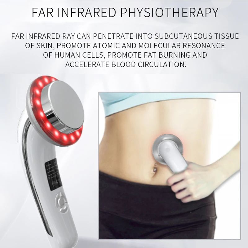  Six in one slimming instrument color compact slimming instrument LED ultrasonic cosmetology instrum - 4000143094449