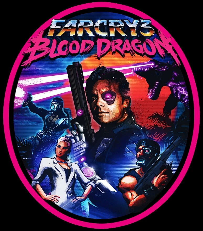 00 Классическая видеоигра Far Cry 3 кровь Дракон пользовательские футболки любого