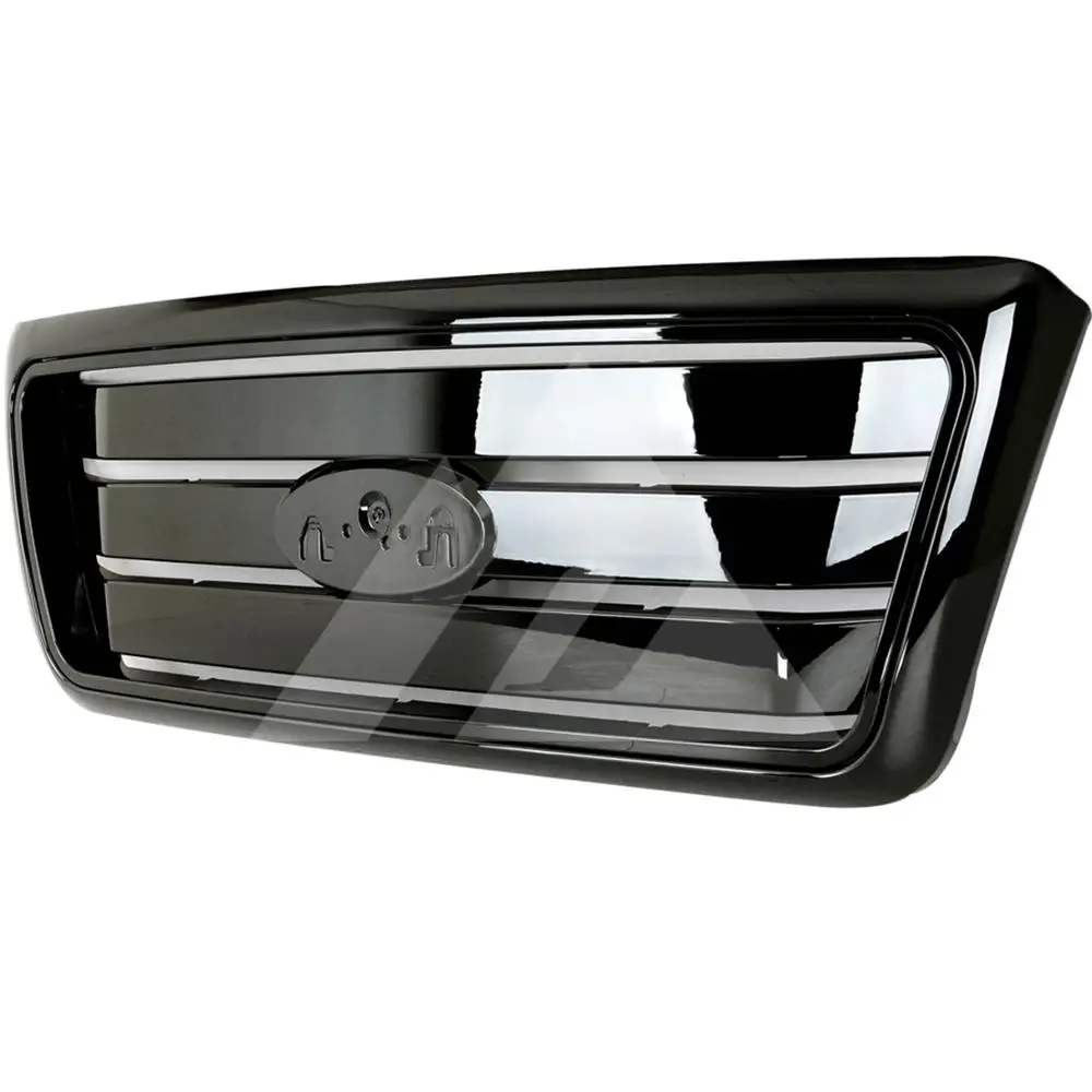 Для 2004 2005 2006 2007 2008 Ford F150 ABS черная горизонтальная упакованная решетка