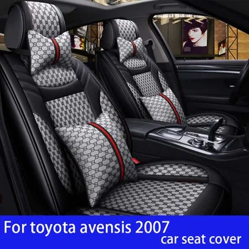 

Shenlao Universal Leather Car Seat Cover For toyota avensis 2007 accessories Luxury Car Sear Covers Waterproof
