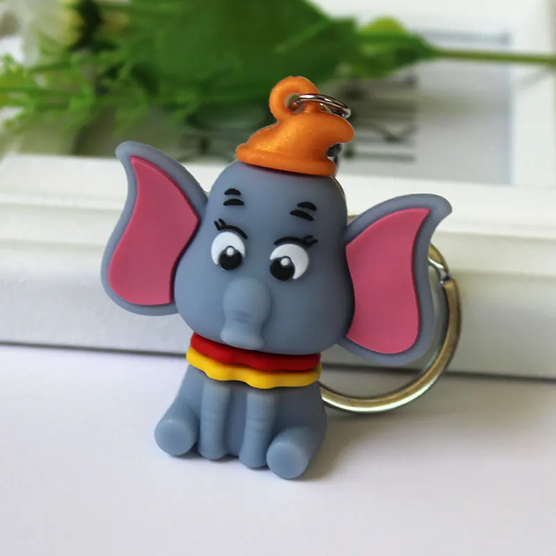 

New Fashion Elephant Keychains Cartoon Handmade Key Ring Collection Fans Gift Key Chain YLX-42