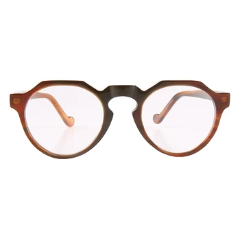 

Retro French classic luxury peach heart oval round polygon myopic optical spectacle hand-made horn glasses eyeglasses sunglasses