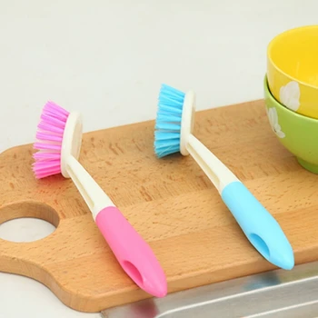 

New Handheld Cleaning Brush Long-handled Washing Dishes Brush Pot Can Cleaning Brush Washing Brush Sink Cleaning Kitchen Tools