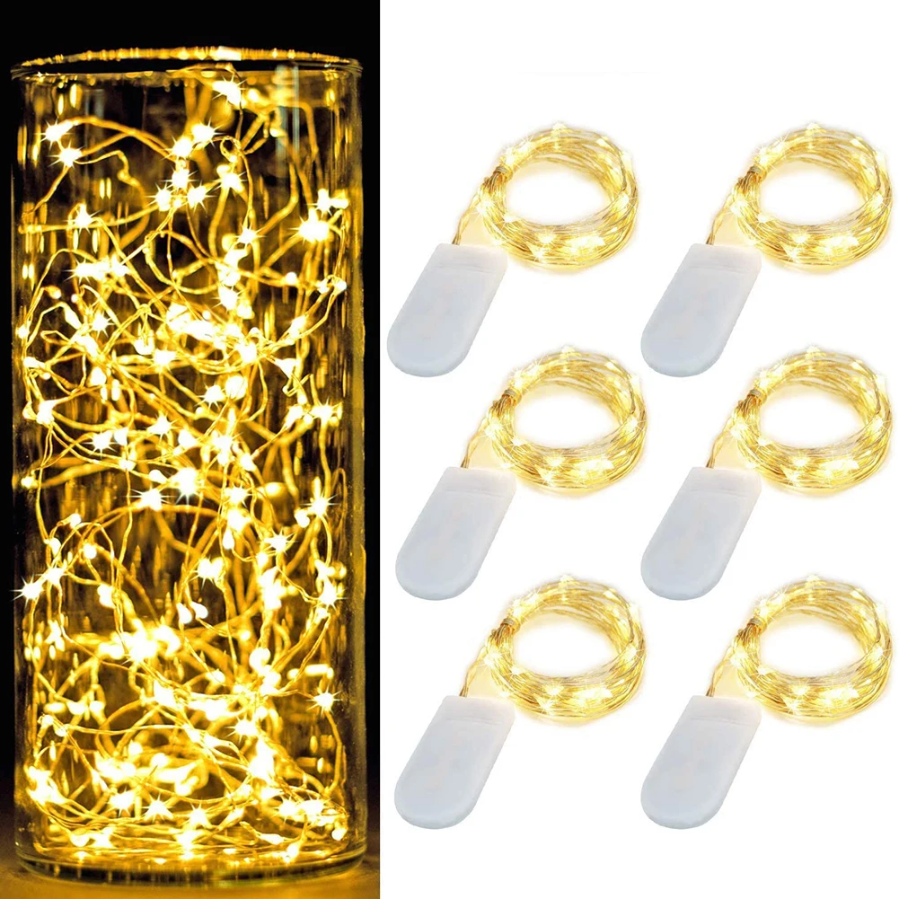 2m Romantic Star LED String Light Christmas Garlands Party Decorative Flexible Copper Wire Fairy Lamp Bar for Home Room Decor|Lighting Strings| - AliExpress