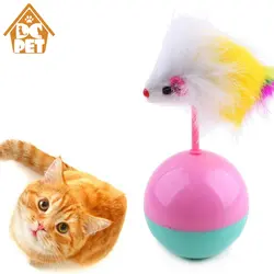 Игрушки для домашних животных забавные принадлежности мышь стакан кошка собака игрушка плюшевая с мячики игрушки для кошек обучение