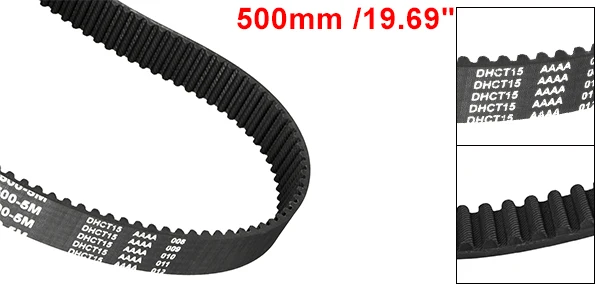 Uxcell с зубчатым ремнем HTD 5M500-5M1945 резиновый синхронный замкнутый контур, синхронные ременные Шкивы 15/20/25 мм Ширина кольцо ремень с застёжкой