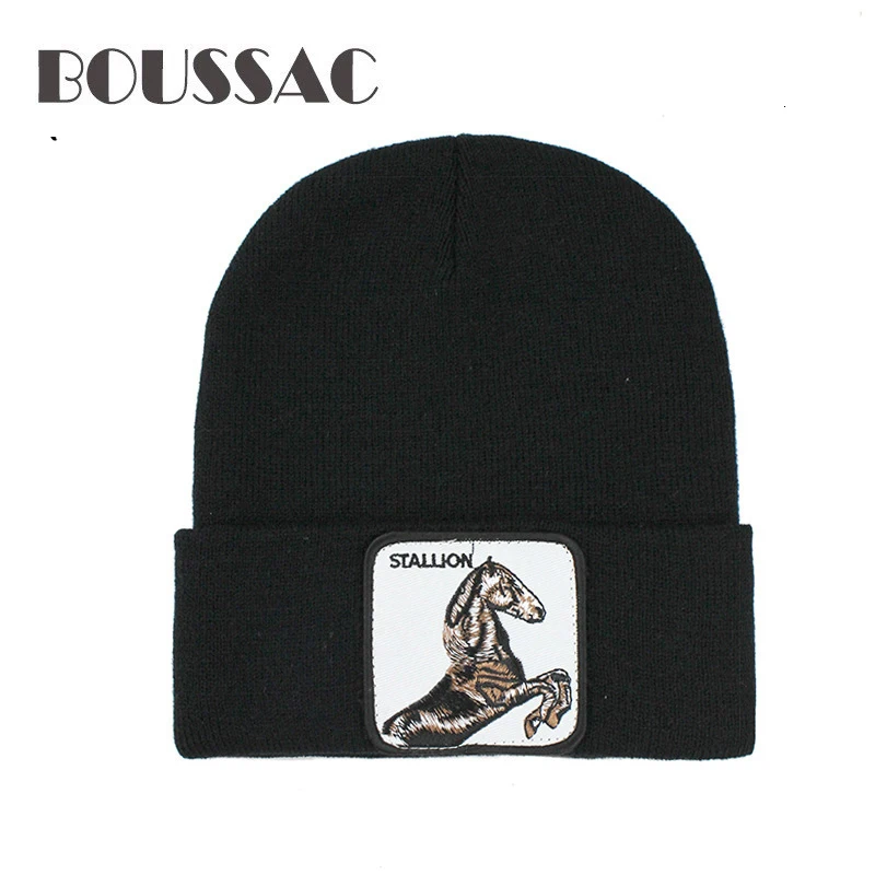 

[FLB] New Animal Beanie Hat Women Winter Warm Knitting Hat for Men Hip hop Caps Skullies Cap Bonnet Unisex gorro F381