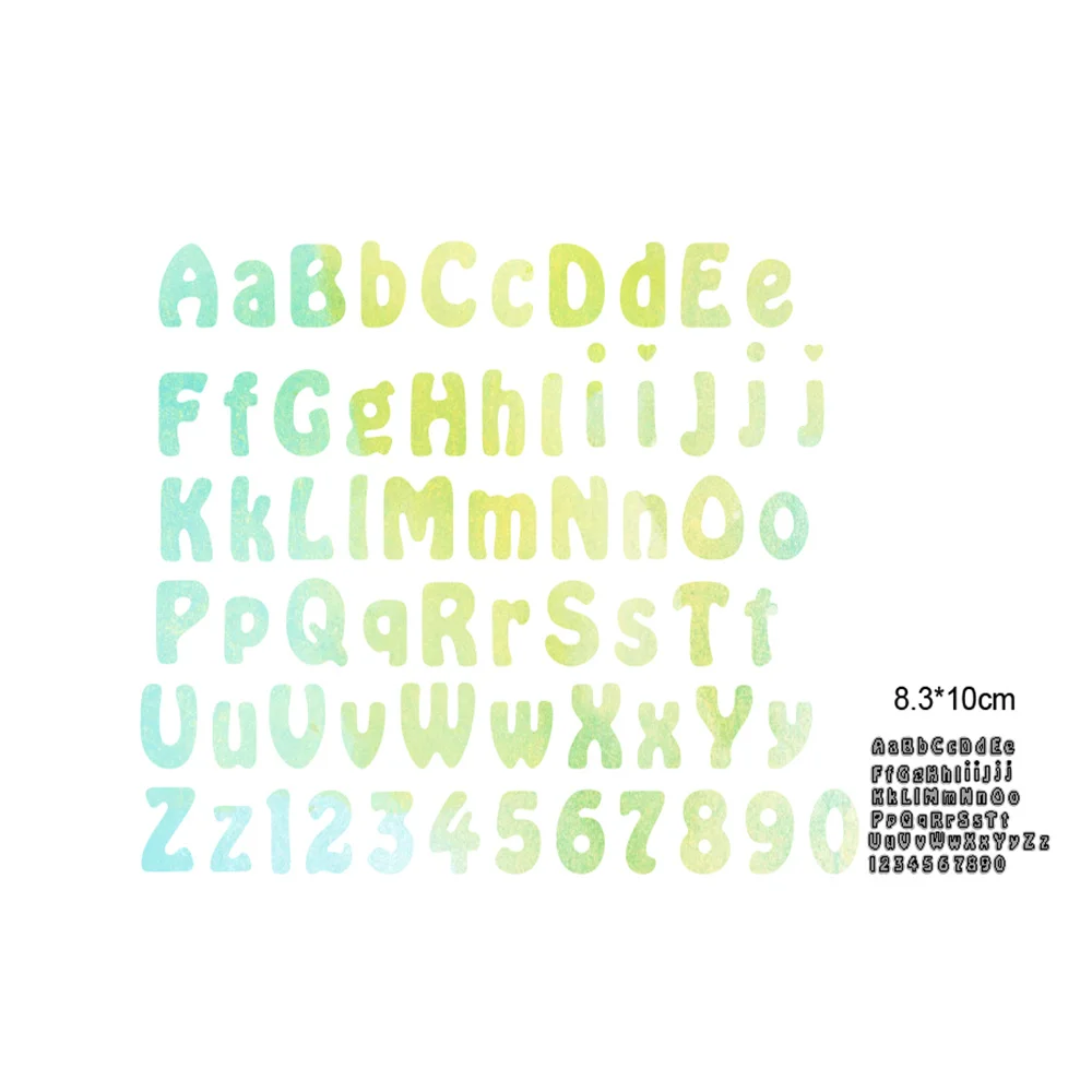 Metal Cutting Dies Mould Birthday Letter Alphabet Set Decoration Scrapbook Crafts Paper Valentines Day DIY Custom Made Stamps | Дом и сад