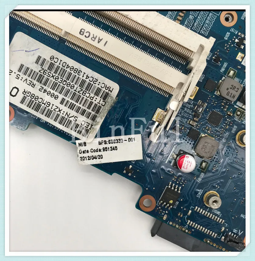 para hp 4430s 4330s Placa-mãe do Portátil 6050a2465101-mb-a02 658333001 658333501 Hm65 100 Completo Testado - Imagem 3