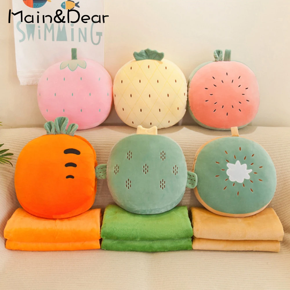 

Fruit cushion office seat sofa cushion pillow nap pillow cute bedside pillow removable and washable