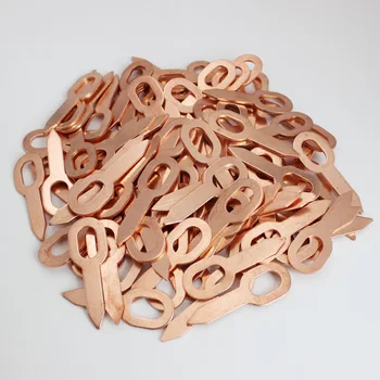 

100pcs copper coated straight pull rings for car body repair