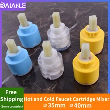 Faucet Cartridge Mixer 35mm 40mm Kitchen Ceramic Faucet Cartridges Basin Faucet Accessories Valve Water Mixer Tap Replace Part