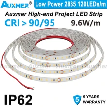

Low Power 2835 120LEDs/m LED Strip,IP62 Dropper silicone glue waterproof,CRI95 CRI90,DC12V/24V 9.6W/m 600LEDs/Reel,for indoor