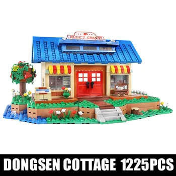 

1225pcs Streethouse Building Toys The Animal Crossing House Assembly Bricks Model Building Blocks Kids Christmas Toys Gifts