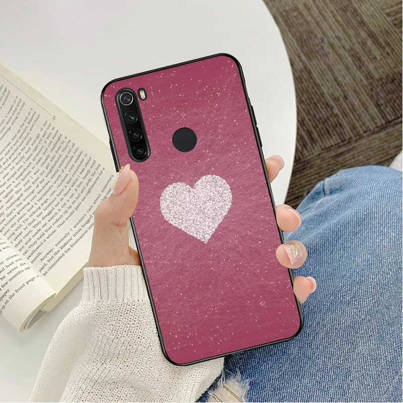 Gold Pink rose Glitter print