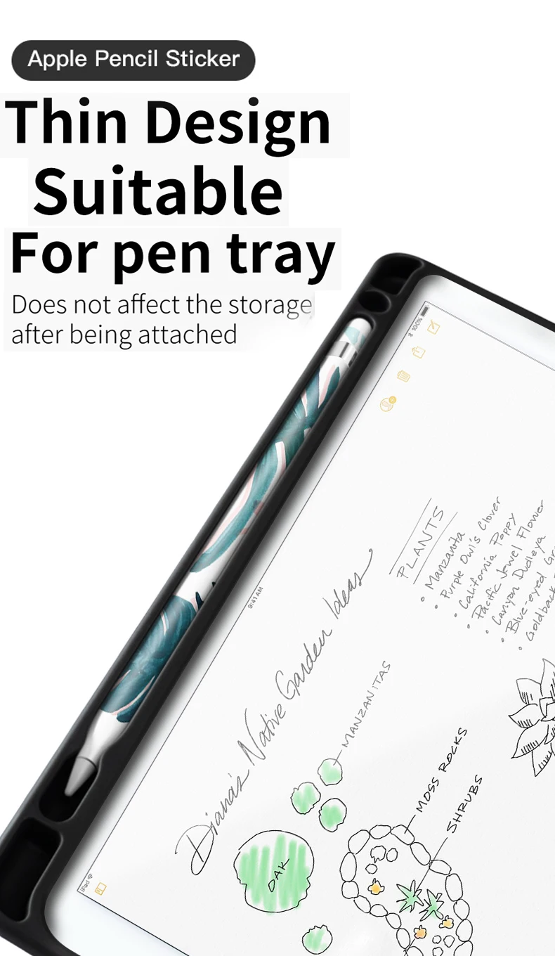 ZVRUA для Apple Pencil 1 2 стикеры защита от царапин ультратонкая фотография стилус