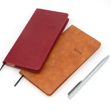 Agenda блокнот планировщик кожаный дневник Caderno Journal карманная записная книжка календарь Еженедельный блокнот s Papelaria блокнот