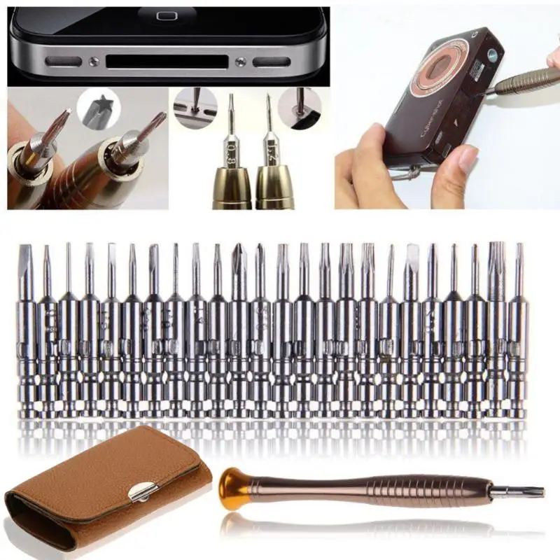 

25 in 1 Electronic Torx Screwdriver Set Hand Tools Opening Repair Tool Set for iPhone Cellphone Tablet PC Watch Maintenance Tool