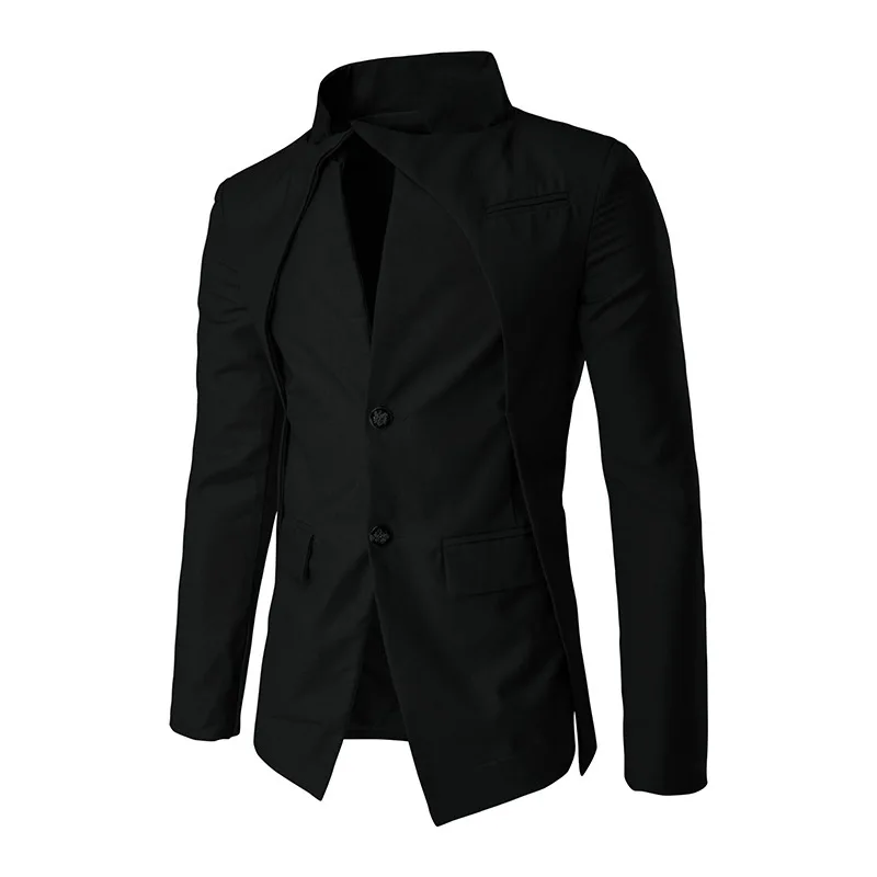 

2018 Platform New Style Men Irregular Design Single Breasted Tuxedo Suit Banquet