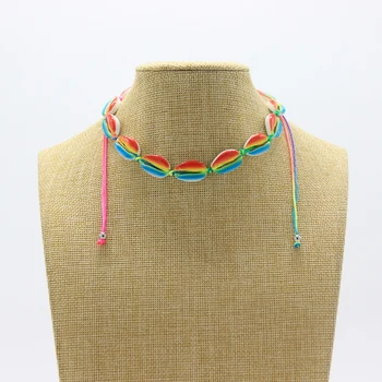 

Trendy Handmade Bohemia/Bohemian Necklace Metal Shell Choker/Shell Necklace Women Shell Necklace/Bracelets For Women Jewelry
