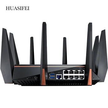 Online ASUS Router Wifi 5Ghz AC3100 Gigabit Router Dual Frequenz 2,4g 5g Wireless Router 5g Wifi Repeater Mit 8 * 6dBi High Gain Antenn