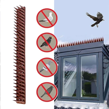 

20pcs Plastic Bird and Pigeon Spikes Anti Bird Anti Pigeon Spike for Get Rid of Pigeons and Scare Birds Pest Control