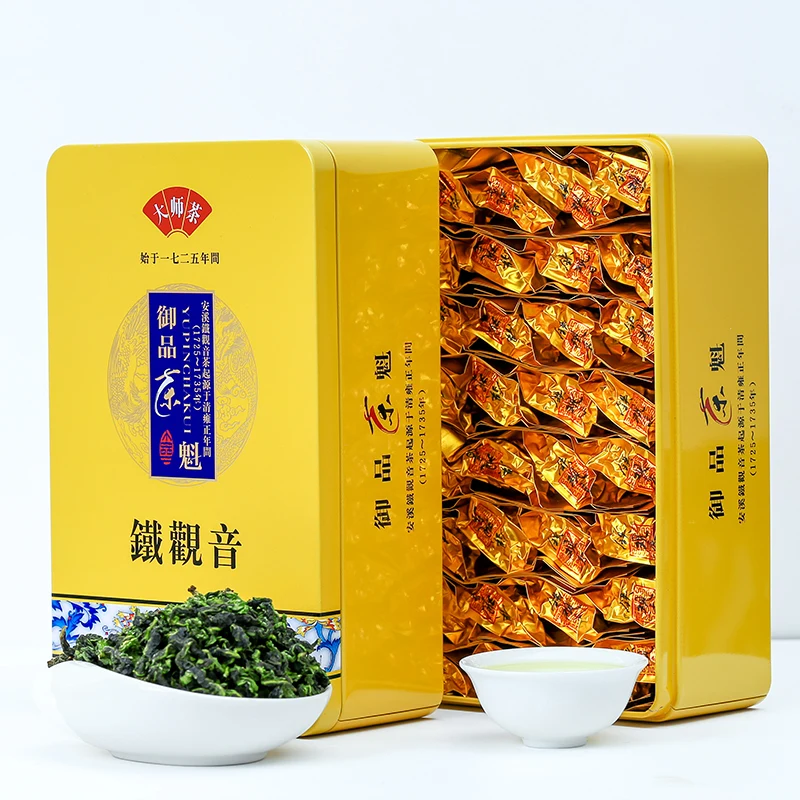 Чай Улун anxi Tieguanyin китайский чай высокое качество 1725 git коробка чай свежий для похудения уход