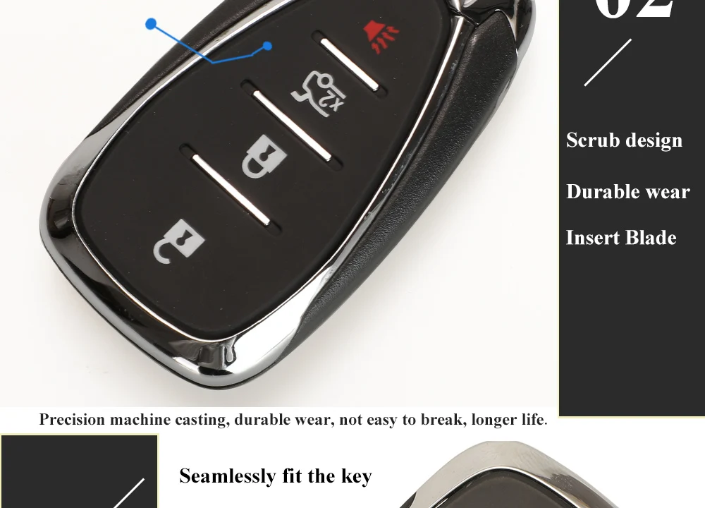 Keyforkess 315/433MHz HYQ4AA HYQ4EA chiave remota per Chevrolet Camaro Volt Blazer traversa Camaro Cruze Malibu Sonic Equinox Spark - Hb839ca7bd3864d639b223b0009d0949dC