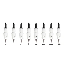 Microblading 25 шт. Иглы для татуировки картридж M1 L1 R3 R5 F5 F7 иглы используются для Artmex V8 V6 V3 PMU Полупостоянный макияж машина