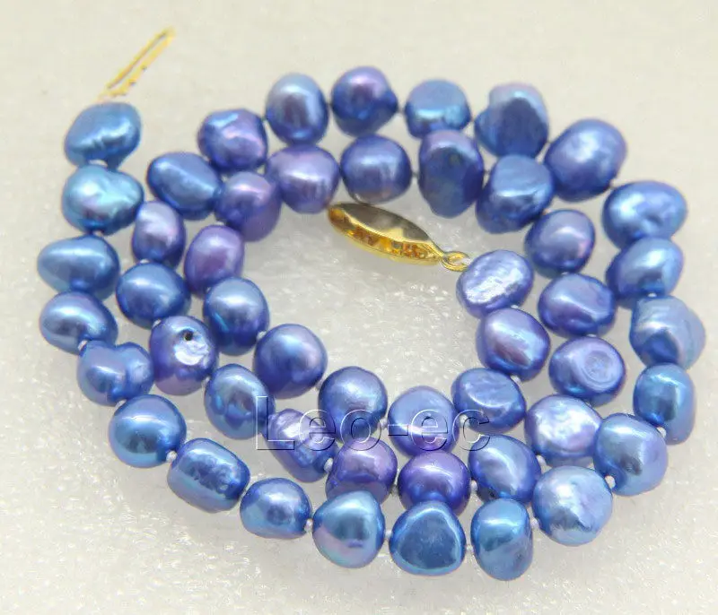 blue pearls necklace clasp 