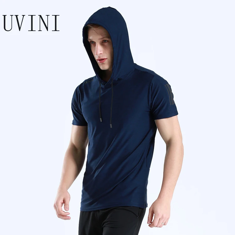 short sleeve training hoodie