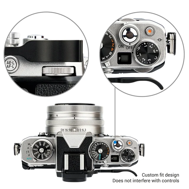 Ergonomic Camera Grip Aluminum Alloy Camera Thumb Grip For Nikon