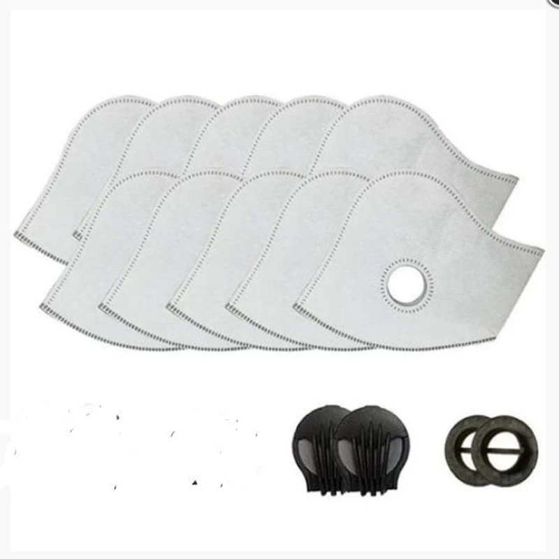 

20Pcs Five-Layer Activated Carbon PM2.5, Activated Carbon Filters with 4 Exhaust Valves for Mesh or Neoprene