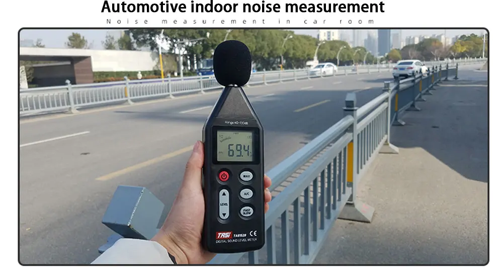 TASI 30~130dB Noise Measuring db Meter Mini Audio Sound Level Meter Decibel Monitor