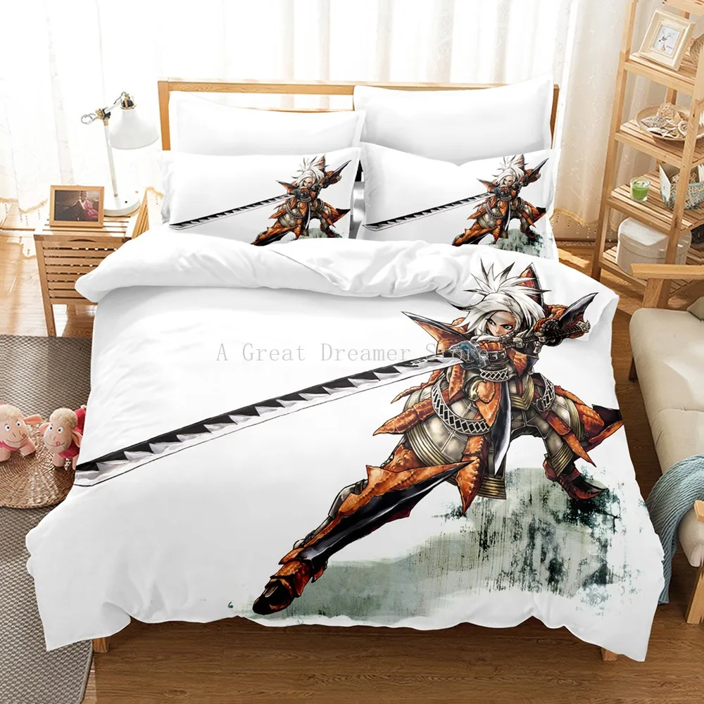 Monster Thief Hunter Bedding Set Japan Anime Duvet Cover Sets Comforter
